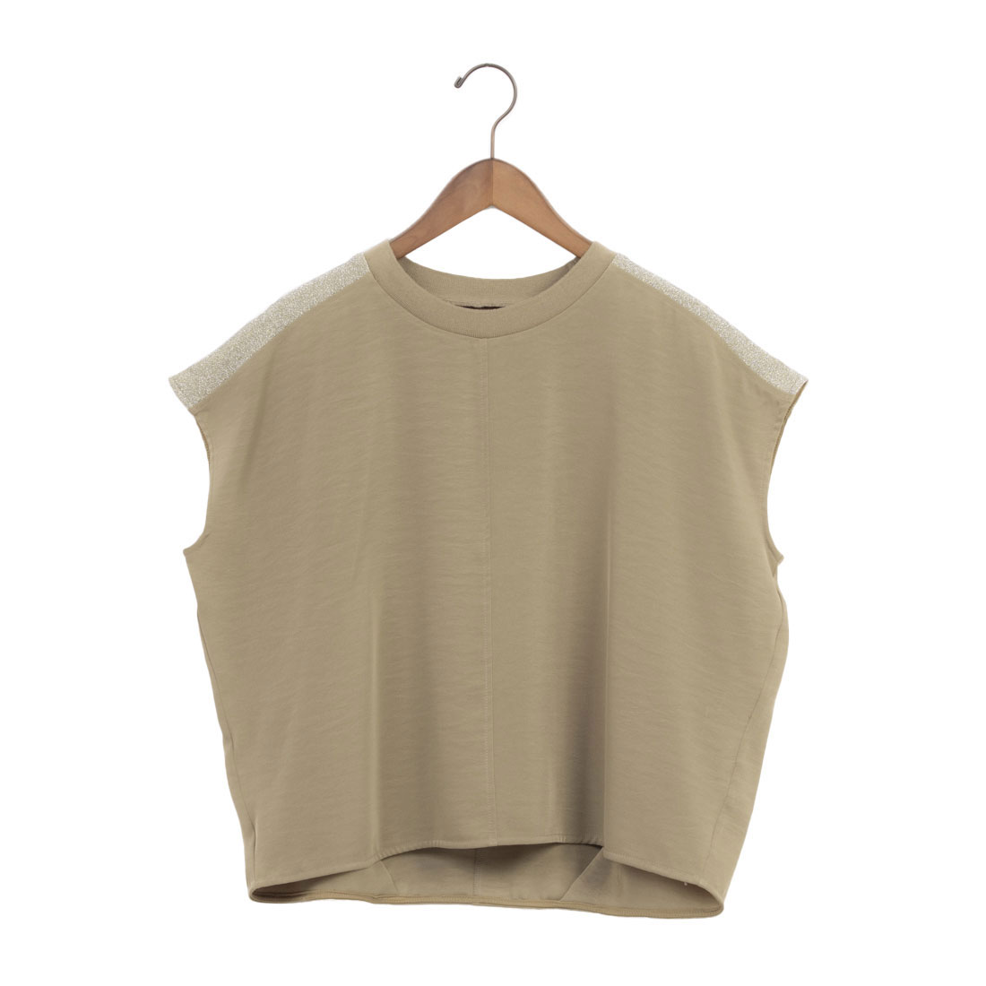 tシャツ EGLANTINE ラメ使いフレンチスリーブトップス レディース セール】エグランティーヌ EGLANTINE ラメ使いフレンチスリーブ