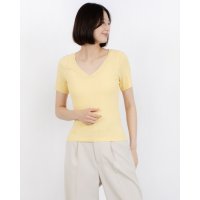 STYLEBLOCK/スタイルブロック STYLEBLOCK Vネック半袖リブニット/508237315