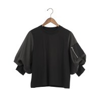 EGLANTINE/エグランティーヌ EGLANTINE 袖MA－1切り替えカットソー/508240265