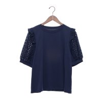 BRODIAEA/ブローディア BRODIAEA 袖レースフリル付きカットソー/508240268