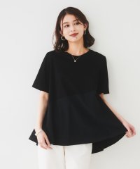 UNTITLED/【UVカット/接触冷感/Tシャツ】異素材ドッキングペプラム/508244514