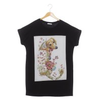 MODE FOURRURE/モードフルーレ MODE FOURRURE イタリア製ロングTシャツ/508245250