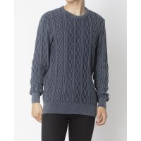 GUESS/ゲス GUESS HERMAN Cn Cable Washed Sweater/508245620