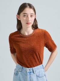 ketty/ケティ ketty ミニドビーベロアTシャツ≪手洗い可能≫/508245756