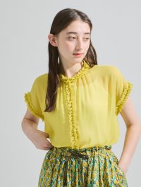ketty/ケティ ketty シフォン楊柳フリルブラウス≪手洗い可能≫/508245759