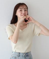 BLUEEAST/ブルーイースト BLUEEAST ハートネックリブニット/508245814