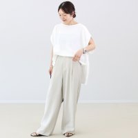 Aletta vita/アレッタ ヴィータ Aletta vita ドライタッチボートネックドルマンプルオーバー/508245831