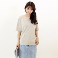 Aletta vita/アレッタ ヴィータ Aletta vita オーガニックコットンボートネックワイドプルオーバー/508245834