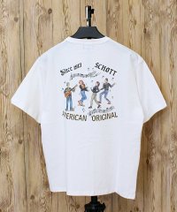 Schott/ショット Schott T－SHIRT SESSION セッション 半袖 Tシャツ バックプリント 綿100％ コットン トップス メンズ 人気 ブランド 春 /508245851