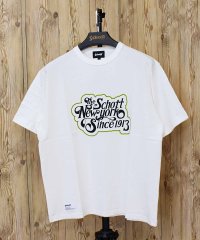 Schott/ショット Schott T－SHIRT CURSIVE SCRIPT カーシヴ スクリプト プリント 半袖 Tシャツ 綿100％ コットン トップス メンズ 人/508245853