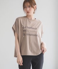 HusHusH/ハッシュアッシュ HusHusH パール使いプリントドルマンTシャツ/508245870