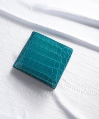 sankyoshokai/サンキョウショウカイ 三京商会 クロコダイルレザー 二つ折り財布 日本製 シャイニング/508245879