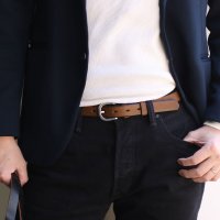 Jamale/ジャマレ Jamale [Jamale]日本製ヌメ革レザー牛革ベルト25mm/508245888
