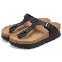 BIRKENSTOCK/ビルケンシュトック BIRKENSTOCK サンダル ギぜ レディース 普通幅 厚底 GIZEH ブラック 黒/508245889