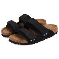 BIRKENSTOCK/ビルケンシュトック BIRKENSTOCK サンダル ウジ レディース 細幅 スエード レザー GIZEH ブラック 黒/508245891