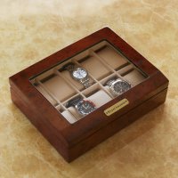 sankyoshokai/サンキョウショウカイ 三京商会 木製腕時計ケース 10本用 ウォッチケースディスプレイボックス/508245937