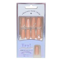 cinemacollection/シネマコレクション cinemacollection コスメ雑貨 ネイルチップロングスクエアタイプ CHURUN MAGNET カミオジャパン ネイルアート 付/508245982