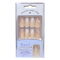 cinemacollection/シネマコレクション cinemacollection コスメ雑貨 ネイルチップロングスクエアタイプ GLITTER LINE カミオジャパン ネイルアート 付け/508245989