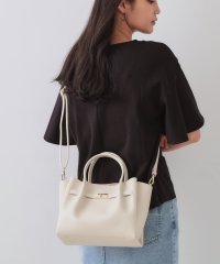 OPAQUE.CLIP/オペーク ドット クリップ OPAQUE.CLIP 【軽量/2WAY/通勤対応】フロントベルトデザインミドルトートバッグ/508246405