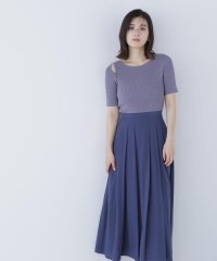 NATURAL BEAUTY BASIC/カットアウトニットドッキングワンピース/508246491