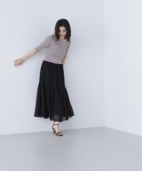 NATURAL BEAUTY BASIC/アシメカラードッキングワンピース/508246492