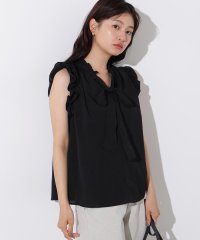 N Natural Beauty Basic/フリルスリーブバックリボンブラウス/508246497