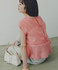 N Natural Beauty Basic/バックリボンシアーブラウス《WEB限定商品》/508246498