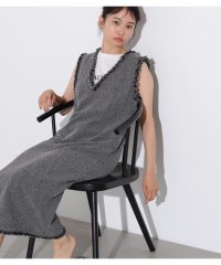 N Natural Beauty Basic/ライトツイーディーナローワンピース/508246499