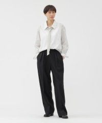 MARGARET HOWELL/SILK LINEN POPLIN TROUSERS/508246510
