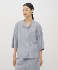 MARGARET HOWELL HOLD GOODS/LINEN COTTON CHAMBRAY SHIRT/508246543