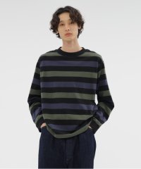 MHL./THREE COLOUR BLOCK STRIPE TOP/508246561