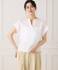INED/イネド INED 《大きいサイズ》リネンスキッパーブラウス/508246644
