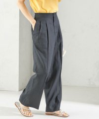 SHIPS WOMEN/〈手洗い可能〉綿麻 ビエラ 2タック パンツ/508246656