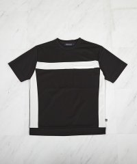 UNION STATION/【接触冷感】キシリトールパネル切り替えポンチTシャツ/508246741