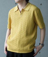 UNION STATION/*WEB限定 ルーズフィットジャガードスキッパーポロ/508246742