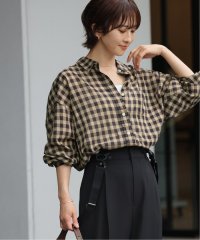 JOURNAL STANDARD relume/《追加予約》コットンローンチェックオーバーサイズシャツ/508246751