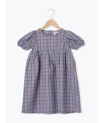 Samansa Mos2 Lagom/サッカーチェックパフスリーブワンピース/508247687