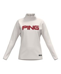 PING/ピン PING 裏起毛ハイテンションピケハイネックシャツ/508248141