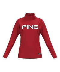 PING/ピン PING 裏起毛ハイテンションピケハイネックシャツ/508248141