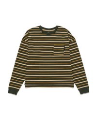 TARAS BOULBA/タラスブルバ TARAS BOULBA レディース マルチボーダーロングTシャツ/508249529