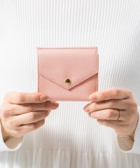 MURA/ムラ MURA MURA ゴートシュリンクレザー スキミング防止 スナップボタン 二つ折り財布/508250188