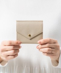 MURA/ムラ MURA MURA ゴートシュリンクレザー スキミング防止 スナップボタン 二つ折り財布/508250188