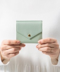 MURA/ムラ MURA MURA ゴートシュリンクレザー スキミング防止 スナップボタン 二つ折り財布/508250188