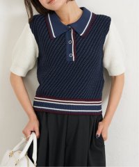 U by Spick&Span/プレッピーニット半袖ポロシャツ/508252040