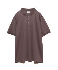 sanideiz TOKYO/メッシュグロスドライ ノーカラーポロシャツ MENS/508252052