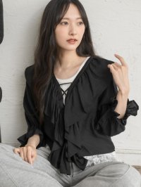 RETRO GIRL/レトロガール RETRO GIRL レースアップフリルBL/508252540