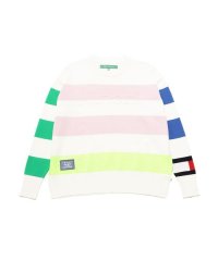 TOMMY HILFIGER GOLF/トミー ヒルフィガー ゴルフ TOMMY HILFIGER GOLF トミー ヒルフィガー ゴルフ レディース ラガーストライプクルーネックニット/508252653