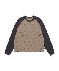TARAS BOULBA/タラスブルバ TARAS BOULBA レディース ヘビーコットンロングTシャツ（総柄）/508253108