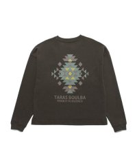 TARAS BOULBA/タラスブルバ TARAS BOULBA レディース ヘビーコットンロングTシャツ（幾何学）/508253110