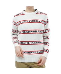 TOMMY HILFIGER GOLF/トミー ヒルフィガー ゴルフ TOMMY HILFIGER GOLF トミーフィルフィガーゴルフ ロゴストライプ クルーセーター/508253583
